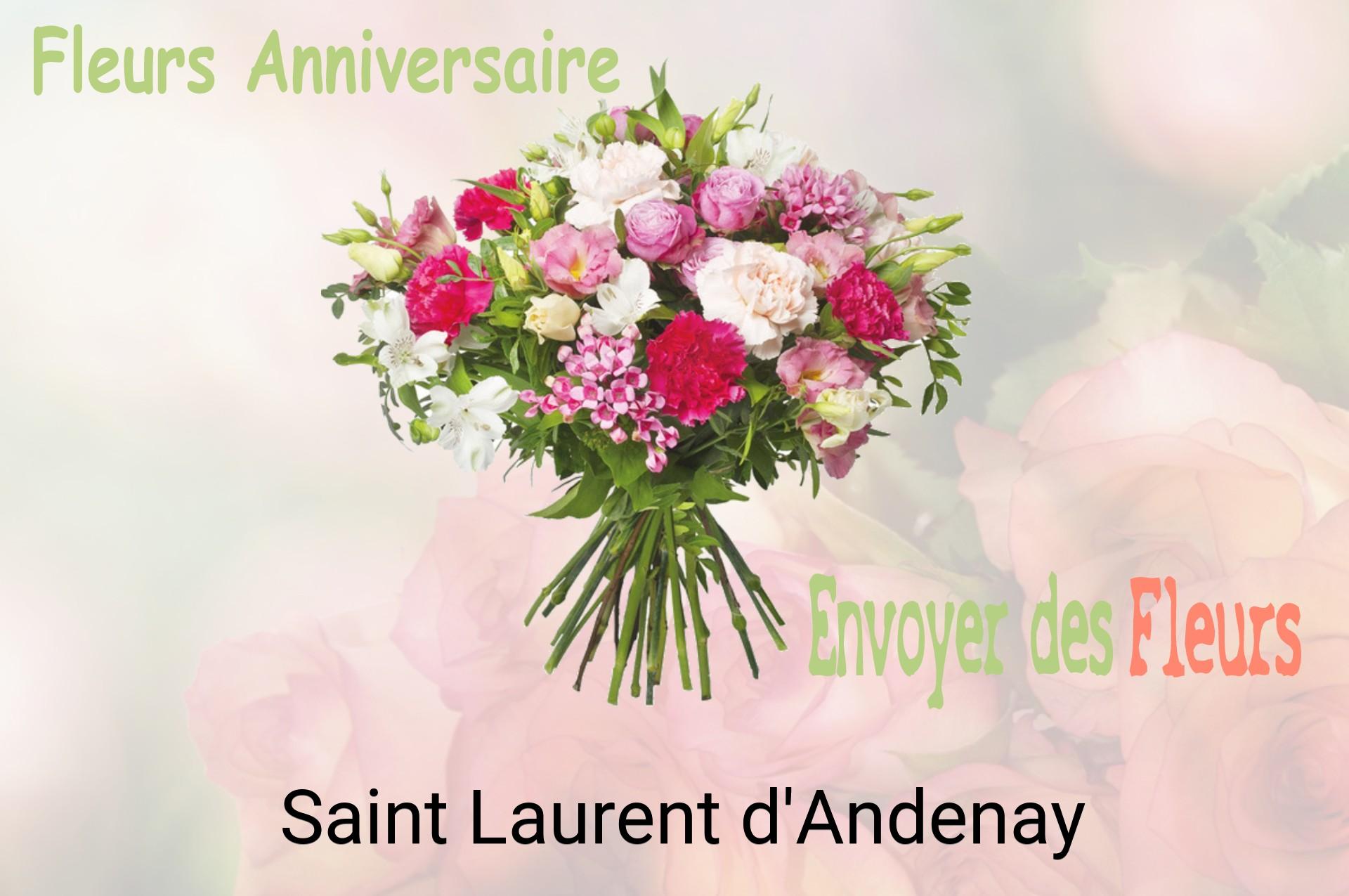 Bouquet de fleurs d’anniversaire livré à Saint-Laurent-d'Andenay