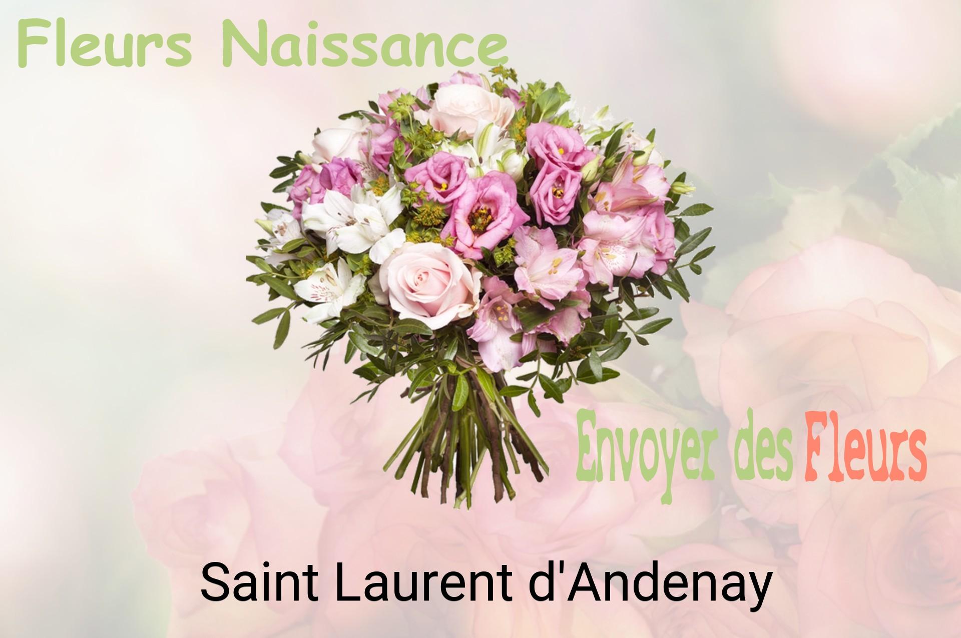 Bouquet de fleurs de naissance livré à Saint-Laurent-d'Andenay
